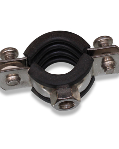 Pipe clamp 20-23mm M8 SST w/silencer profile
